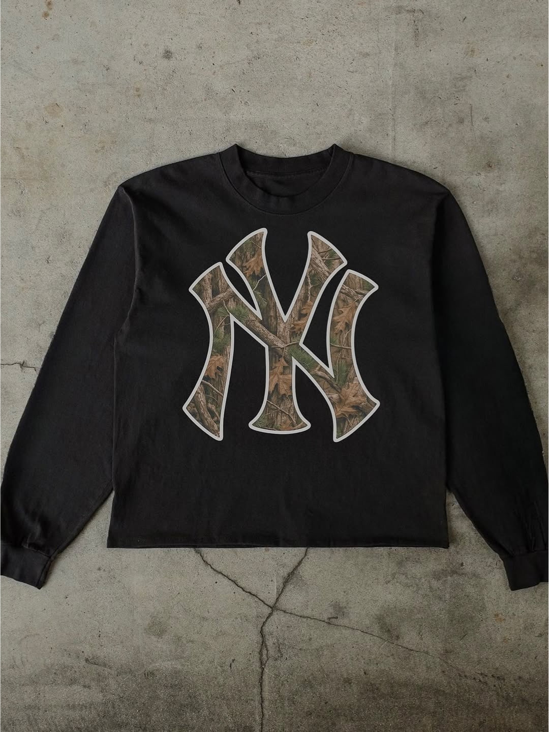 CAMO YANKEE LONG SLEEVE
