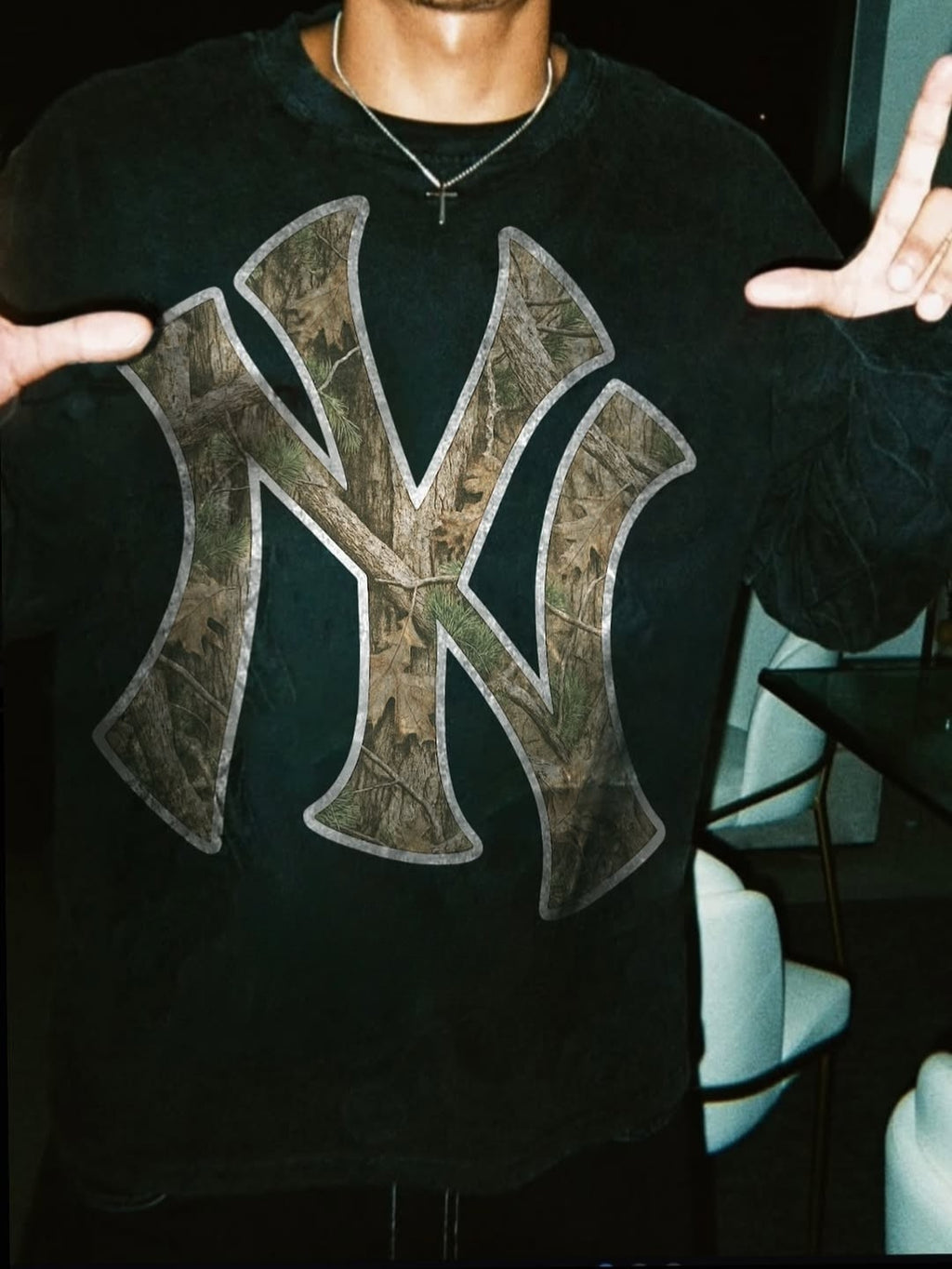 CAMO YANKEE LONG SLEEVE